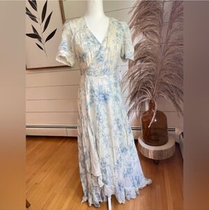 RARE DENIM & SUPPLY RALPH LAUREN FLORAL WRAP DRESS NWT